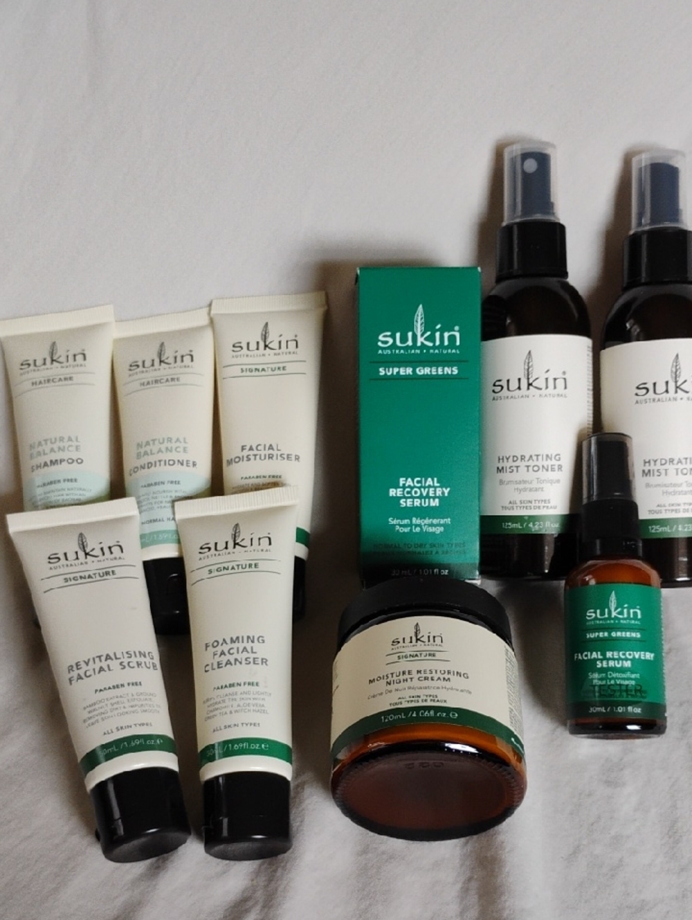 Sukin Australian Natural Skincare Lot Of 10 Assorted Items